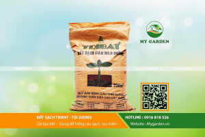 Đất sạch tribat chuyên dụng trồng rau sạch